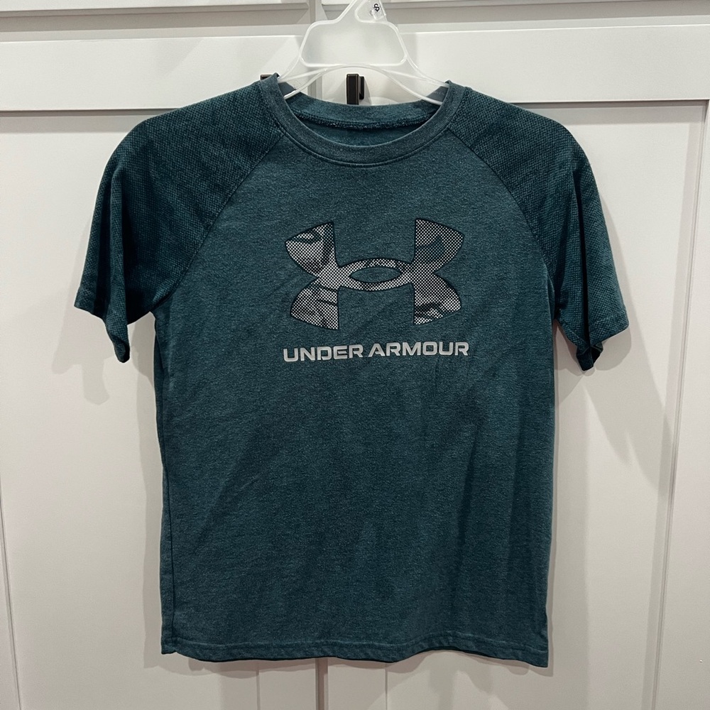Under Armour Dark Teal Crew Neck T-Shirt